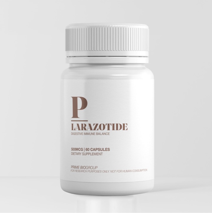 Larazotide research vial